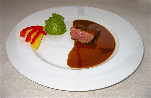 Magret de canard à l´orange