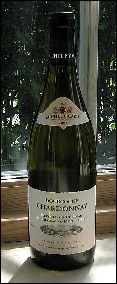 Picard Bourgogne Chardonnay Recolte du Ch. De Chassagne-Montrachet 2004